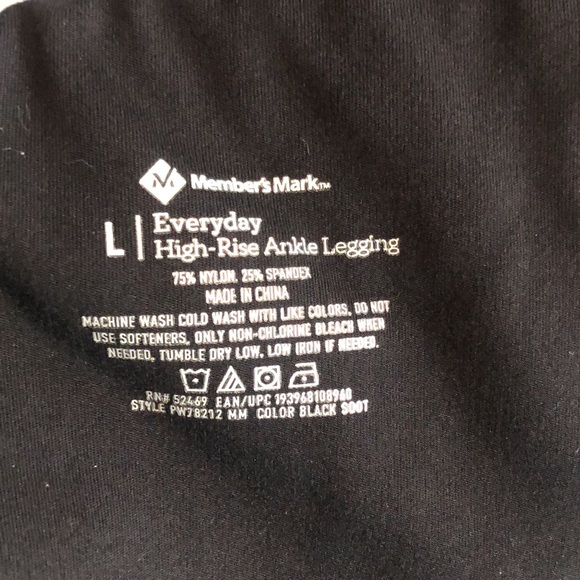 H&M DIVIDEND sz L Buffalo Plaid sweatshirt NWT & MEMBERS MARK blk sz L leggings - Picture 9 of 14